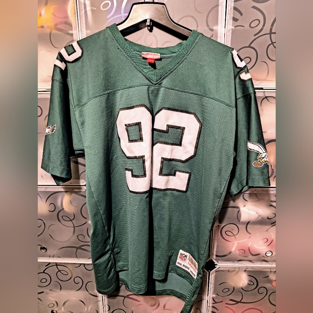 Men's Reggie White Philadelphia Eagles Stitched Jersey Mitchell & Ness